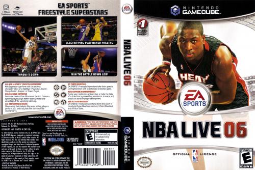 NBA Live 06 (Europe) (En,Fr) Cover - Click for full size image